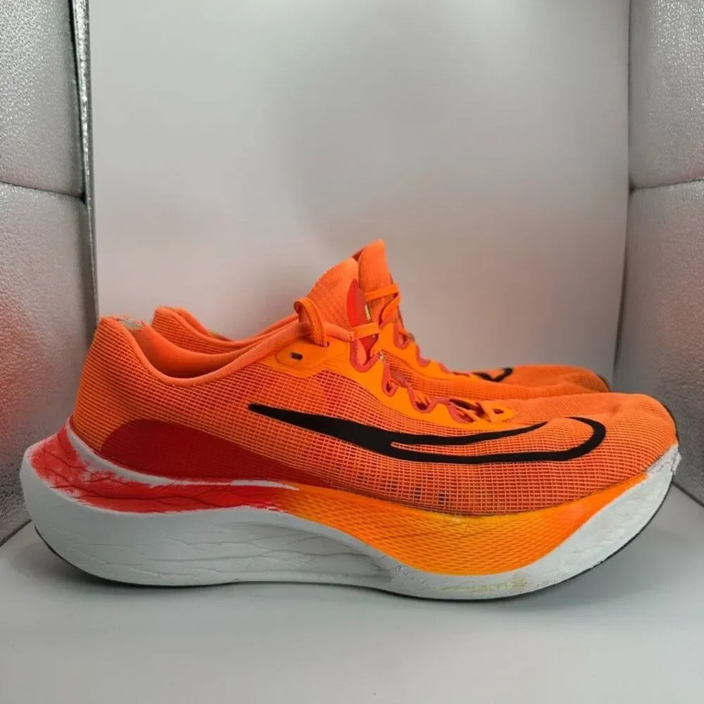 Nike Zoom Fly 5 Total Orange Shoes Mens Size 12.5 Running Cushioned